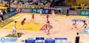 气势如虹!杨瀚森举火烧天单臂隔扣 青岛次节开场15-0广厦