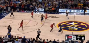 🤔为何不叫暂停？布劳恩三分不中 约基奇抢到篮板也直接投了