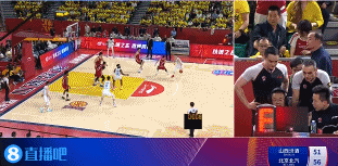 晚了一点点！雷蒙接杰曼传球三分命中 可惜超时在先